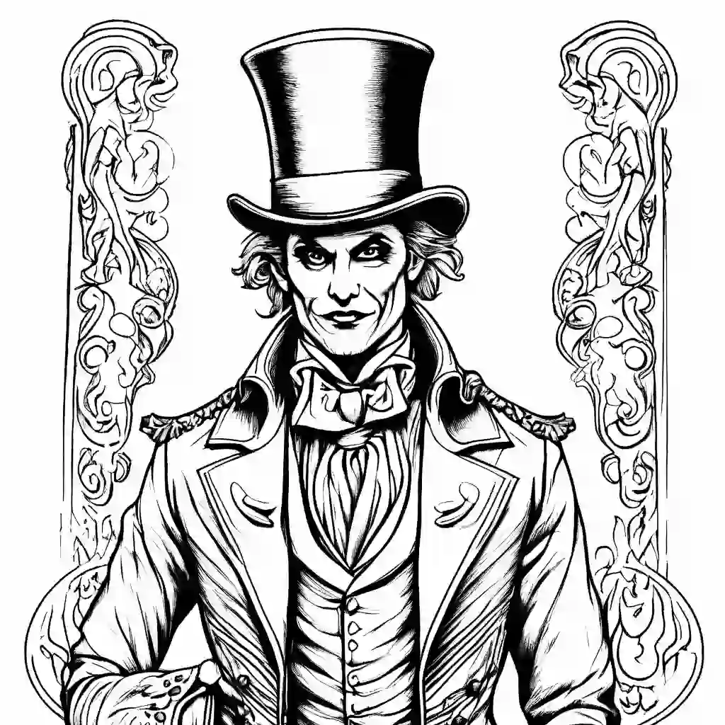 Ringmaster coloring pages